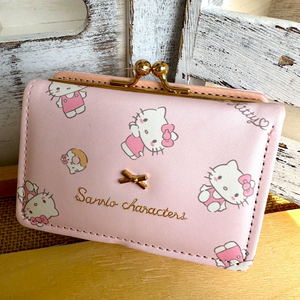 Hello Kitty  Sanrio Tri Fold wallet